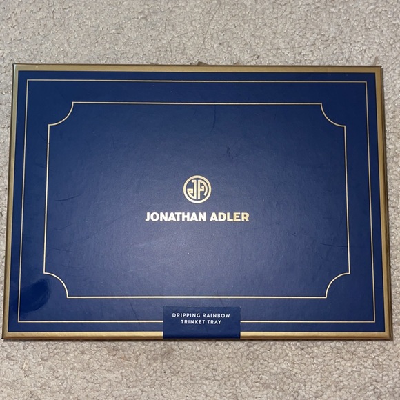 Jonathan Adler Dripping Rainbow Trinket Tray - Picture 4 of 7